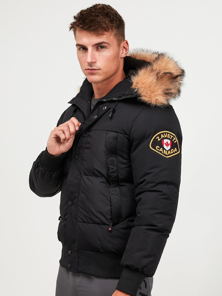 Zavetti Canada Mens Aylmer Bomber Parka Jacket - Image 1 of 6