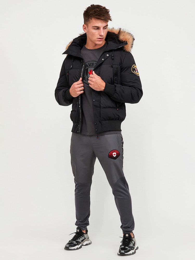 Zavetti Canada Mens Aylmer Bomber Parka Jacket - Image 2 of 6