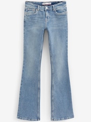 Denim, Mittelblau - Authentic Schlagjeans mit Stretch - Bild 5 von 5