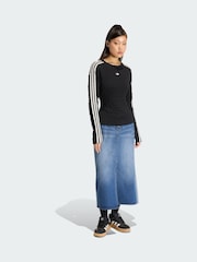 adidas Originals Black Slim Solid Spike Knit Sweatshirt - Image 1 of 5