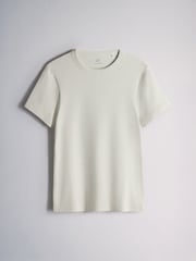 The Set 4 Pack Ribbed Short Sleeve T-Shirts Pink/Burgundy/White/Neutral - Image 3 of 7