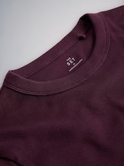 The Set 4 Pack Ribbed Short Sleeve T-Shirts Pink/Burgundy/White/Neutral - Image 7 of 7