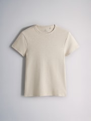 Black/Brown/Neutral/Oat/Cream/White - The Set 8 Pack Ribbed Κοντομάνικο Κοντομάνικο μπλουζάκι - Εικόνα 3 από 11