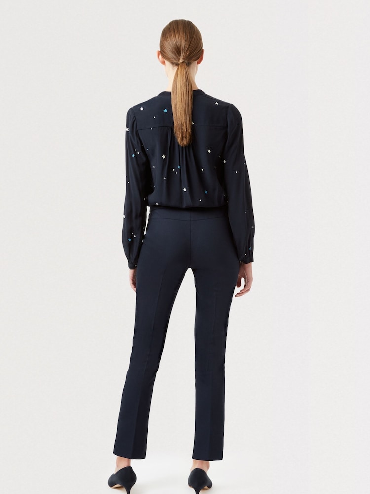 Hobbs Blue Petite Petite Annie Slim Trousers - Image 2 of 4