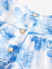 Baker by Ted Baker Blue Toile Dress - Image 3 of 9