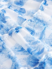 Baker by Ted Baker Blue Toile Dress - Image 4 of 9