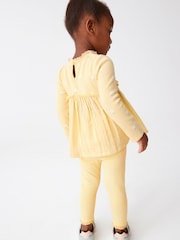 Lemon Yellow Long Sleeve Blouse (3mths-7yrs) - Image 2 of 5