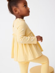 Lemon Yellow Long Sleeve Blouse (3mths-7yrs) - Image 3 of 5