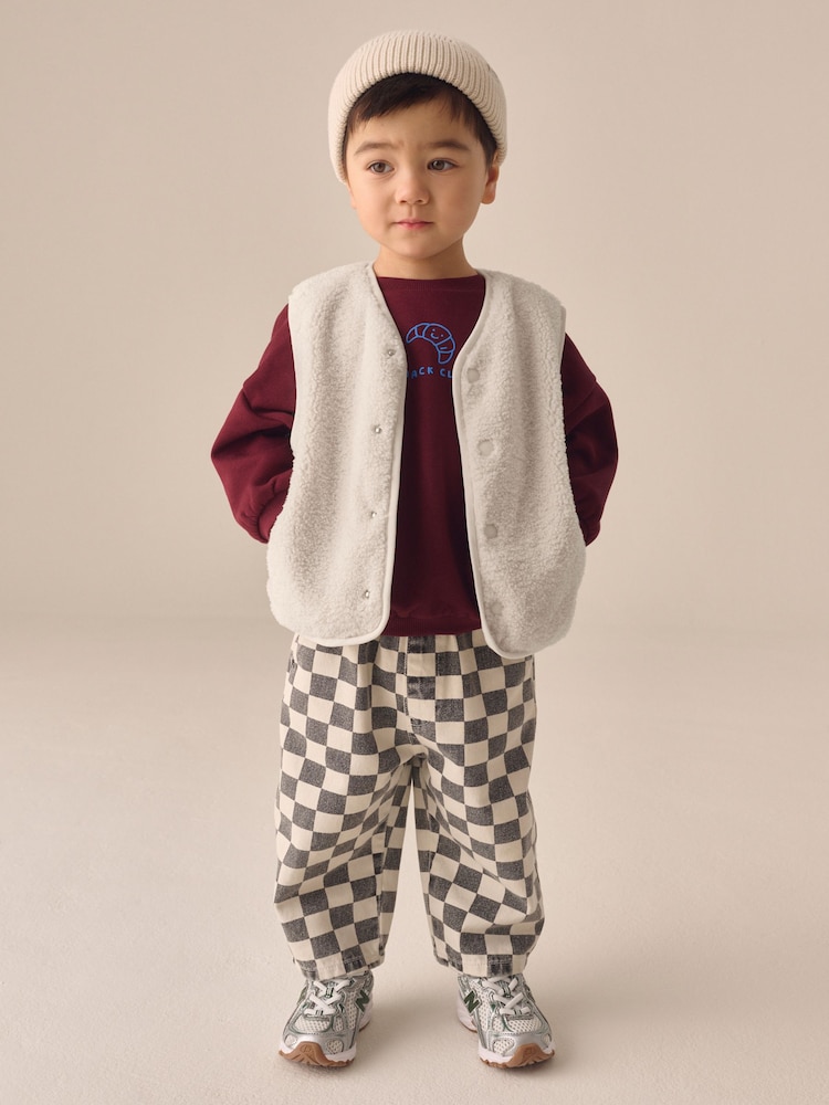 Ecru White Gilet Fleece (3mths-7yrs) - Image 2 of 8