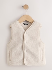 Ecru White Gilet Fleece (3mths-7yrs) - Image 5 of 8