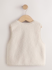 Ecru White Gilet Fleece (3mths-7yrs) - Image 6 of 8