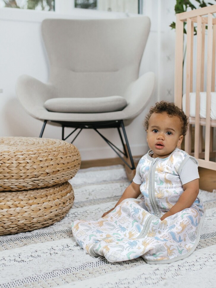 aden + anais Mono Core Natural History Essentials 100% Cotton Muslin 1.0 TOG Light Sleeping Bag