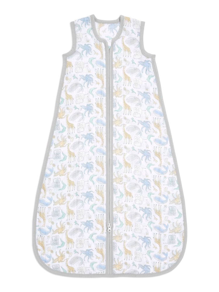 aden + anais Mono Core Natural History Essentials 100% Cotton Muslin 1.0 TOG Light Sleeping Bag - Image 2 of 6