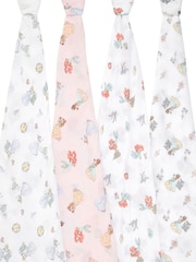 Aden & Anais Disney Princess Essentials Muslin 100% Cotton Blankets 4 Pack - Image 2 of 5