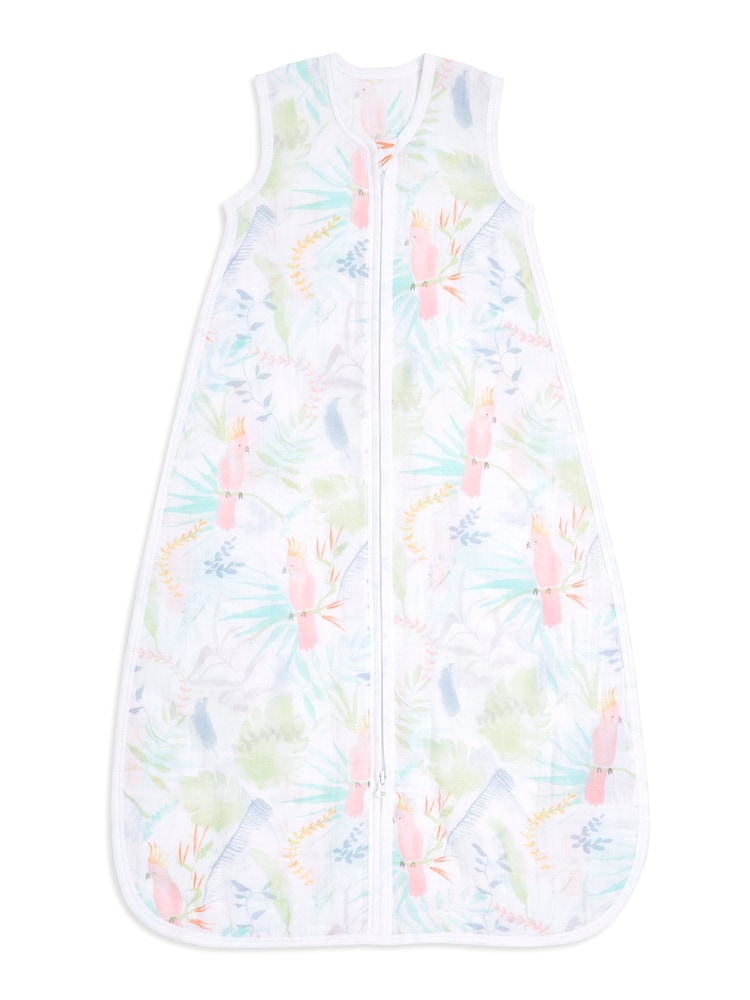 aden + anais Natural Tropicalia Essentials 100% Cotton Muslin 1.0 TOG Light Sleeping Bag - Image 2 of 5
