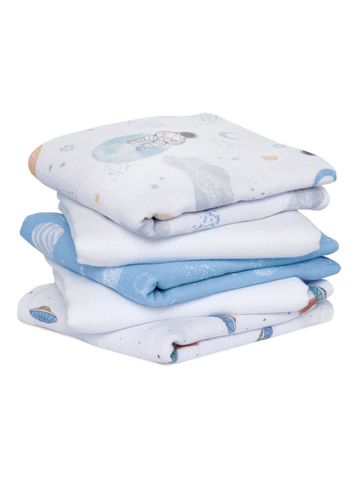 aden + anais Animal Essentials Muslin Squares 5 Pack
