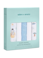 Космические проводники - Набор из 5 муслиновых пеленок Aden + Anais Essentials - Изображение 3 4