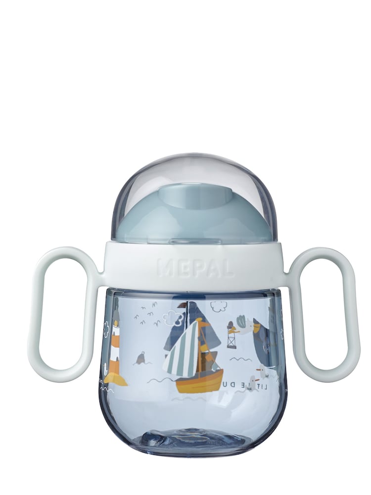 Little Dutch Blue Sailors Bay Metal Non Spill Sippy Cup - Image 4 of 4