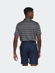 adidas Golf Two Colour Striped Polo Shirt - Image 2 of 5