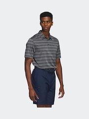 adidas Golf Two Colour Striped Polo Shirt - Image 3 of 5