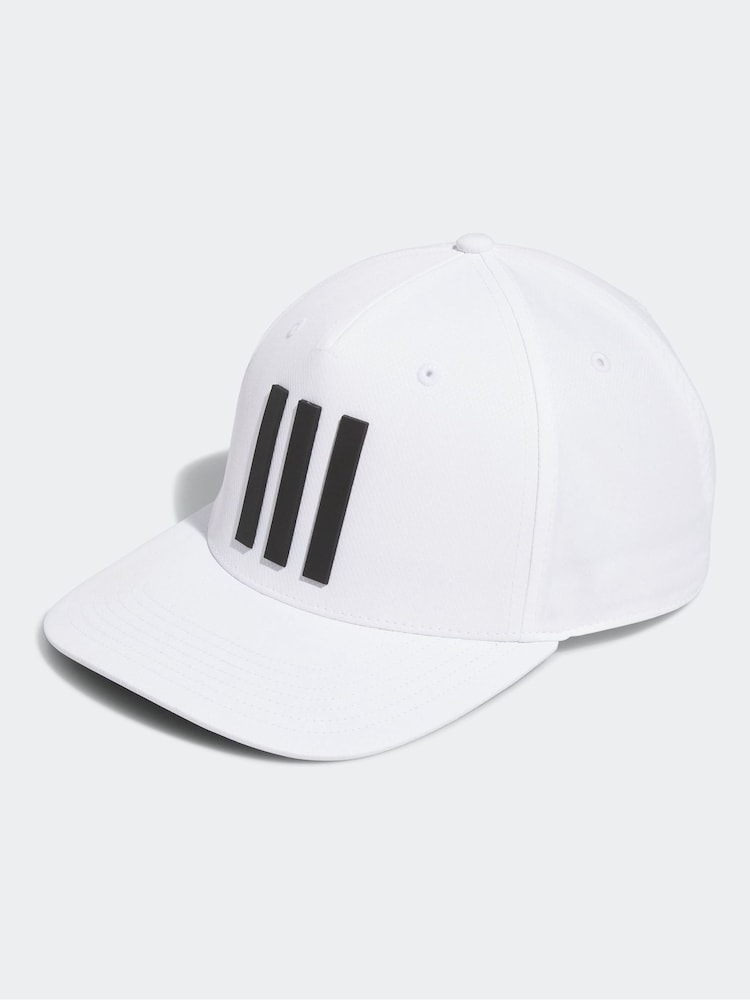 adidas Golf 3-Stripes Tour White Hat - Image 1 of 4