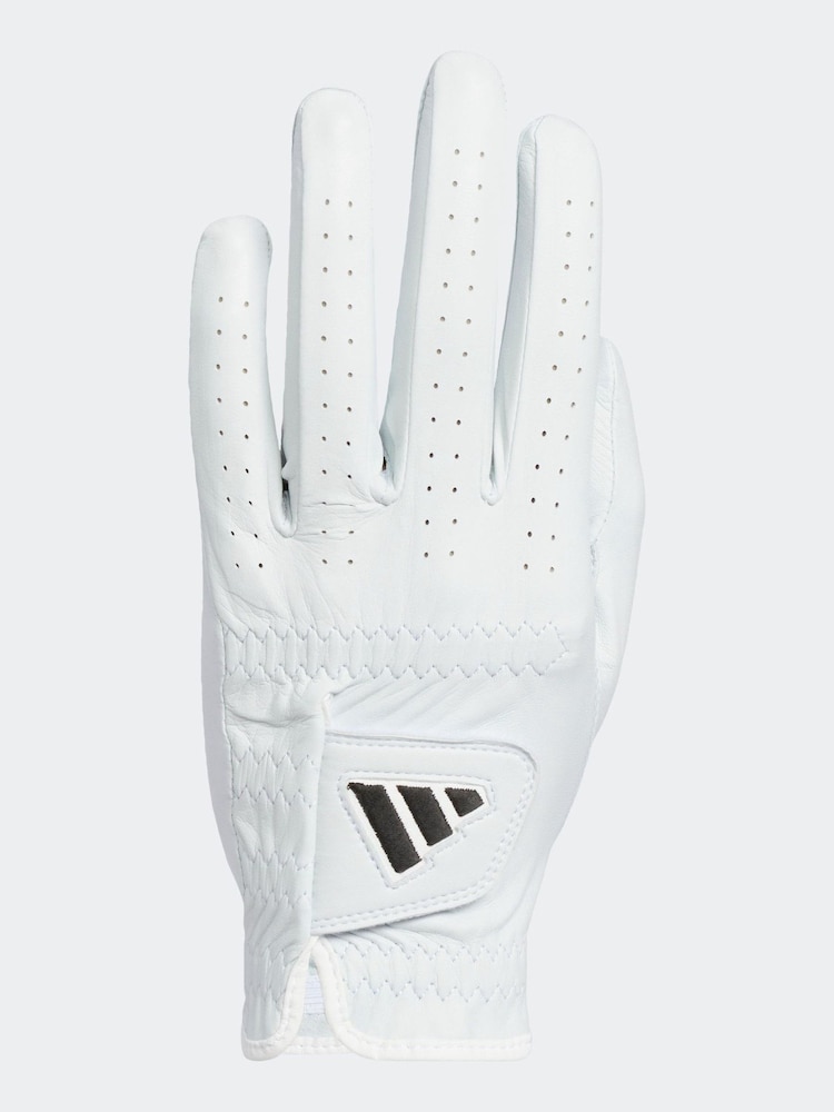 Guante de golf blanco de piel Ultimate de adidas Golf - Imagen 1 de 6