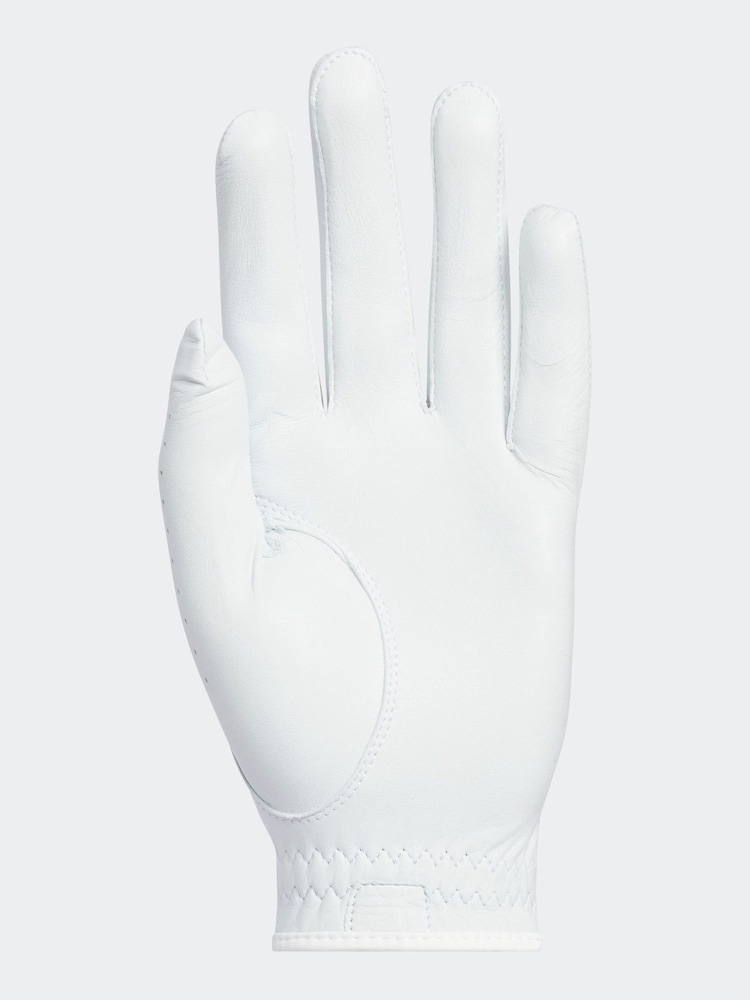 Guante de golf blanco de piel Ultimate de adidas Golf - Imagen 2 de 6