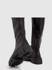Schuh Dara Chunky Pull On Knee Boots - Image 4 of 4