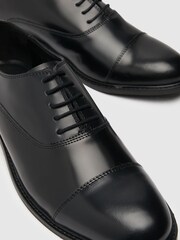 Schuh Rex Toe Cap Black Smart Shoes - Image 4 of 4