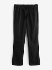 Black Drawstring Waist Mens Kurta Trousers - Image 2 of 3
