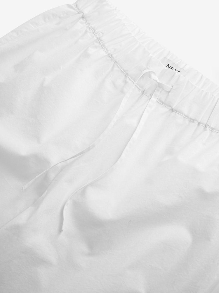 White Drawstring Waist Mens Kurta Trousers - Image 3 of 3 White Drawstring Waist Mens Kurta Trousers - Image 3 of 3