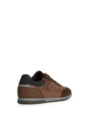 Geox Mens Renan Brown Trainers - Image 3 of 6