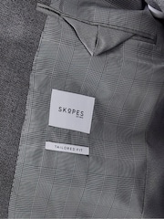 Skopes Light Grey Slim Fit Harcourt Suit Jacket - Image 8 of 8