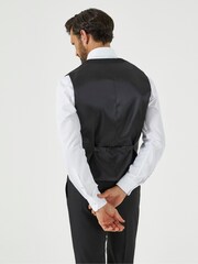 Skopes Black Montague Suit: Waistcoat - Image 2 of 6