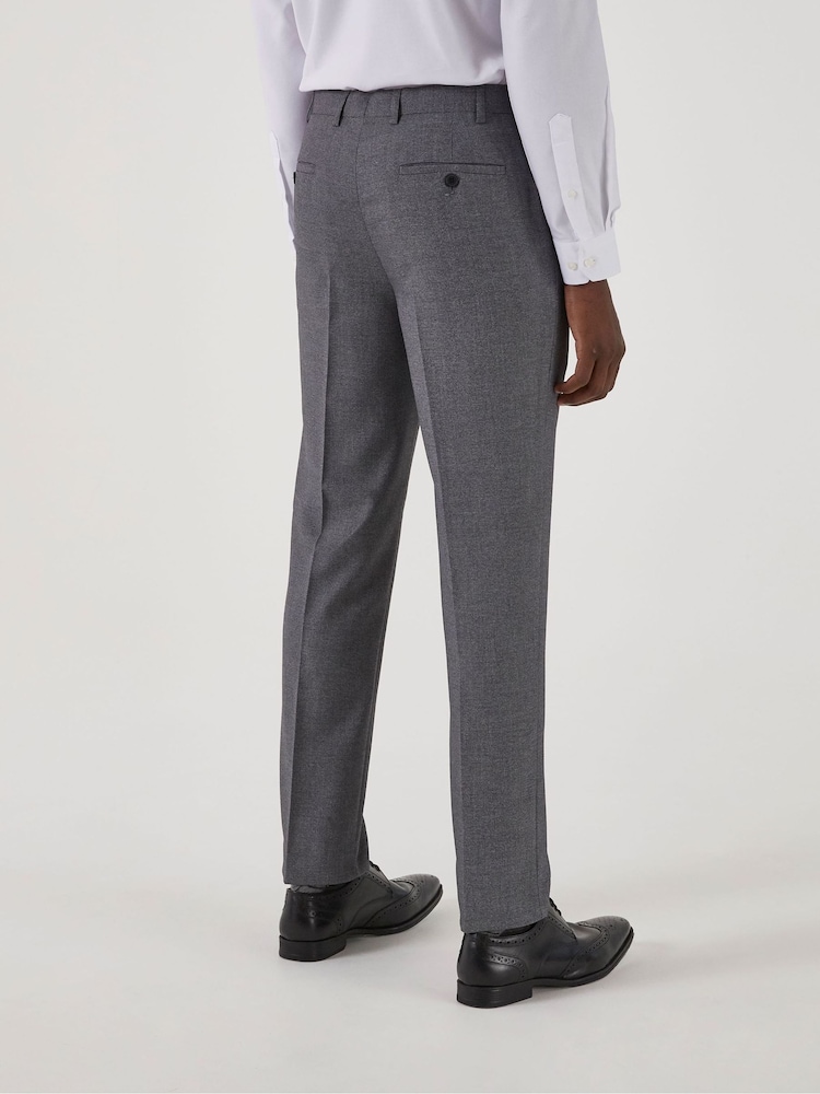 Skopes Silver Harcourt Tapered Fit Suit Trousers - Image 2 of 4