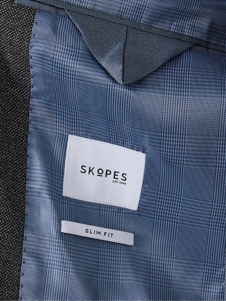 Серый - Пиджачный костюм узкого кроя Skopes Harcourt - Изображение 5 из 5
