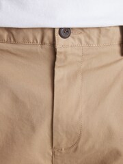 Stone Slim Single Pleat Stretch Chino Trousers - Image 2 of 7