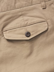 Stone Slim Single Pleat Stretch Chino Trousers - Image 6 of 7