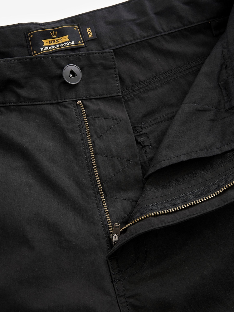 Black Belted Tech Cargo Trousers - Image 6 of 9