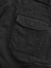 Black Belted Tech Cargo Trousers - Image 8 of 9