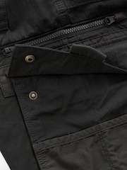Black Belted Tech Cargo Trousers - Image 9 of 9
