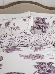 Dreams & Drapes Purple Samira Duvet Cover and Pillowcase Set - Image 2 of 4