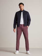 Burgundy Red Stretch Chino Trousers - Image 2 of 8