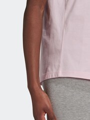 adidas Light Pink Essentials Big Logo Tank Top - Image 5 of 6