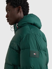 Tommy Hilfiger Green High Loft Puffer Jacket - Image 2 of 5