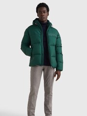 Tommy Hilfiger Green High Loft Puffer Jacket - Image 4 of 5