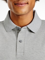 Tommy Hilfiger Grey 1985 Regular Long Sleeve Polo Shirt - Image 3 of 4