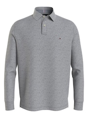 Tommy Hilfiger Grey 1985 Regular Long Sleeve Polo Shirt - Image 4 of 4