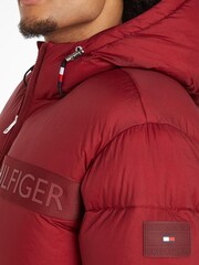 Tommy Hilfiger Red High Loft Puffer Jacket - Image 3 of 3