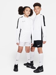 Nike White/Black Dri-FIT Academy Half Zip Training Drill Top - Image 6 of 8
